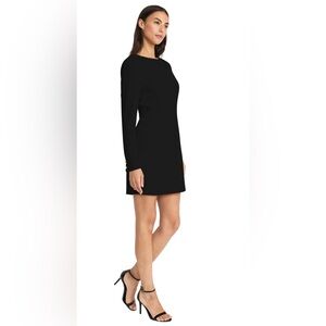 Donna Morgan Classic Black Long Sleeve Dress